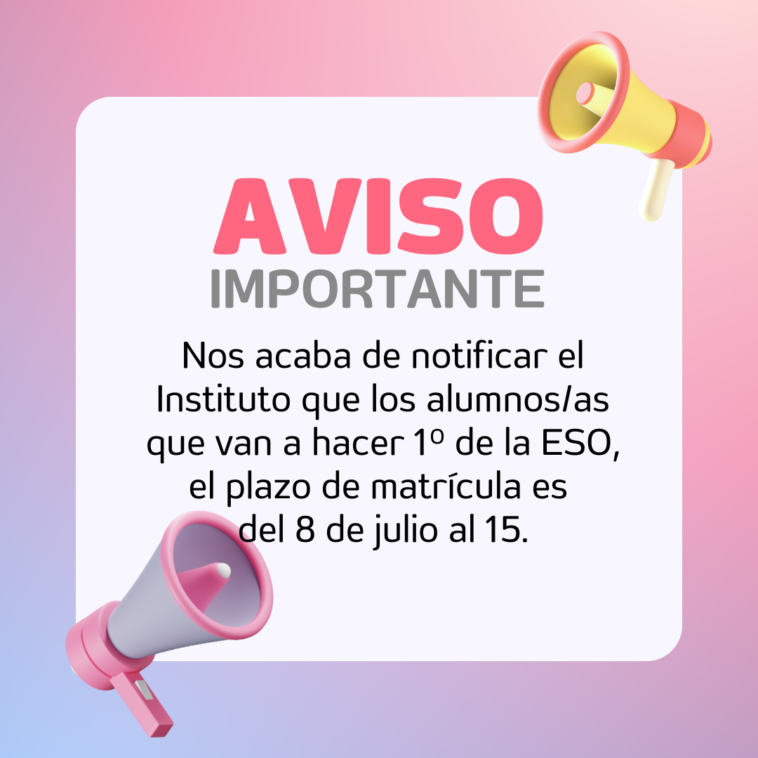 Post de instagram anuncio importante profesional degradado 3d rosa blanco